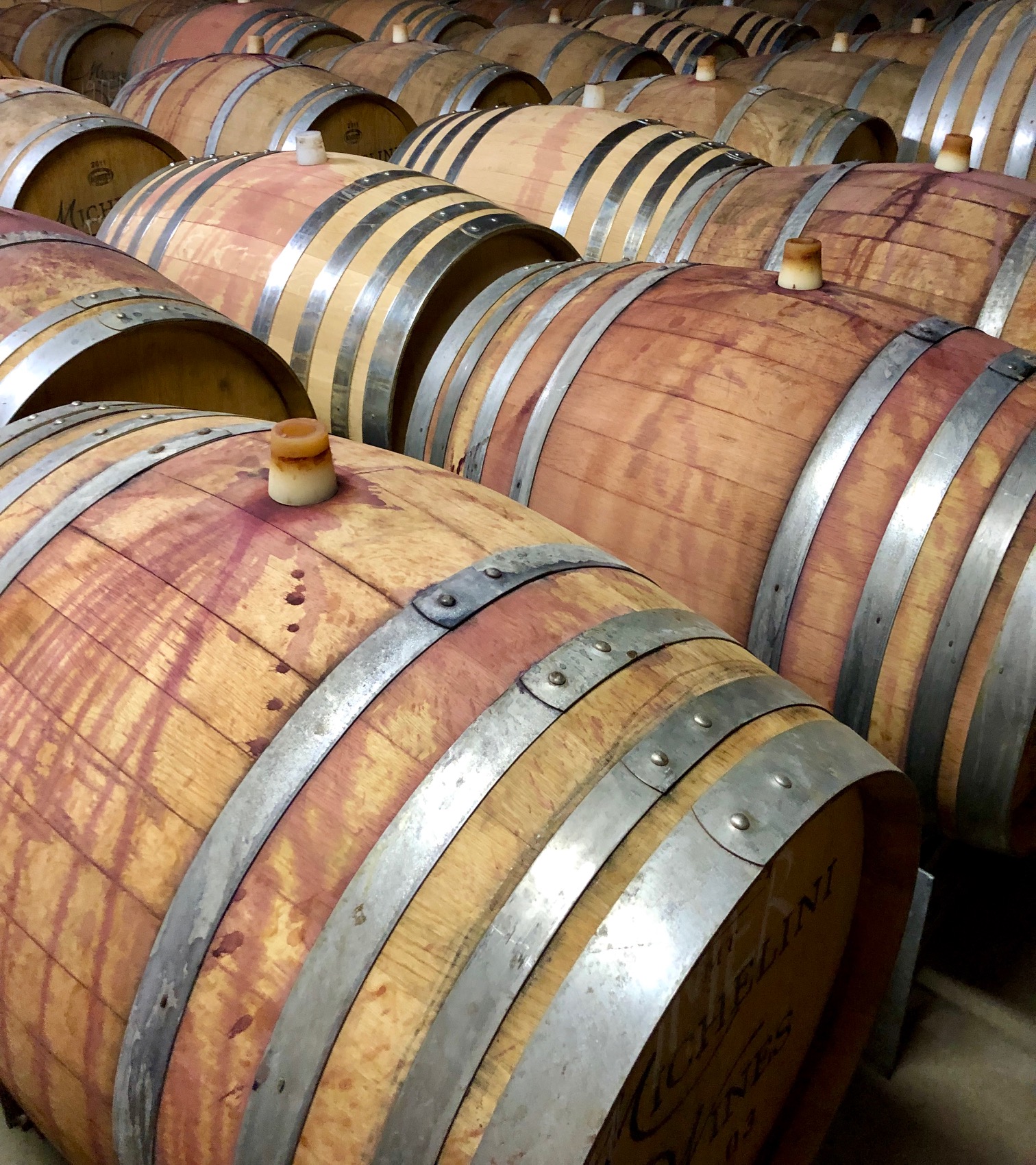 Wine barrels 